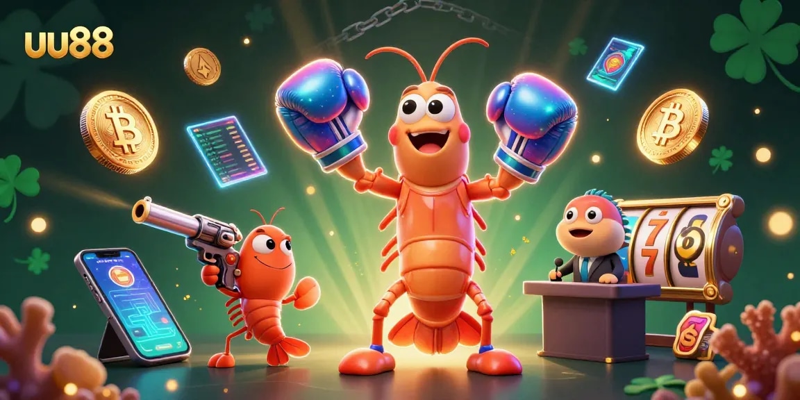 uu88 offers exciting slot games with vibrant 3D characters and neon crypto visuals.