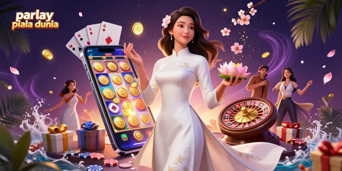 Experience thrilling parlay piala dunia betting with vibrant game elements and cultural beauty.