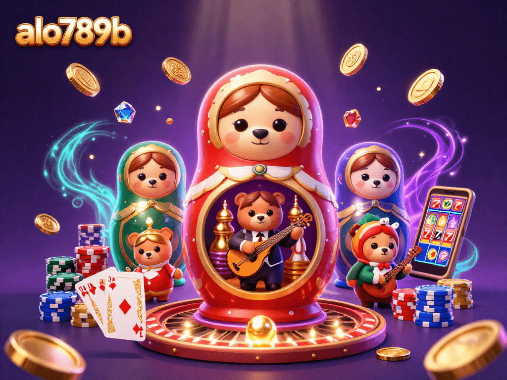 Engage in dynamic casino fun with alo789b, featuring vibrant characters and exciting games.