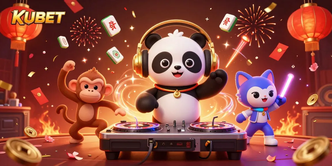 KUBET engages players with immersive 3D gaming featuring vibrant characters and dynamic casino elements.