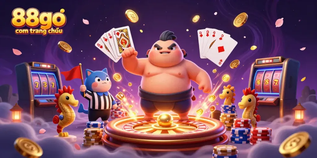 Feel the excitement at 88go com trang chủ with vibrant 3D casino action and lively underwater characters.