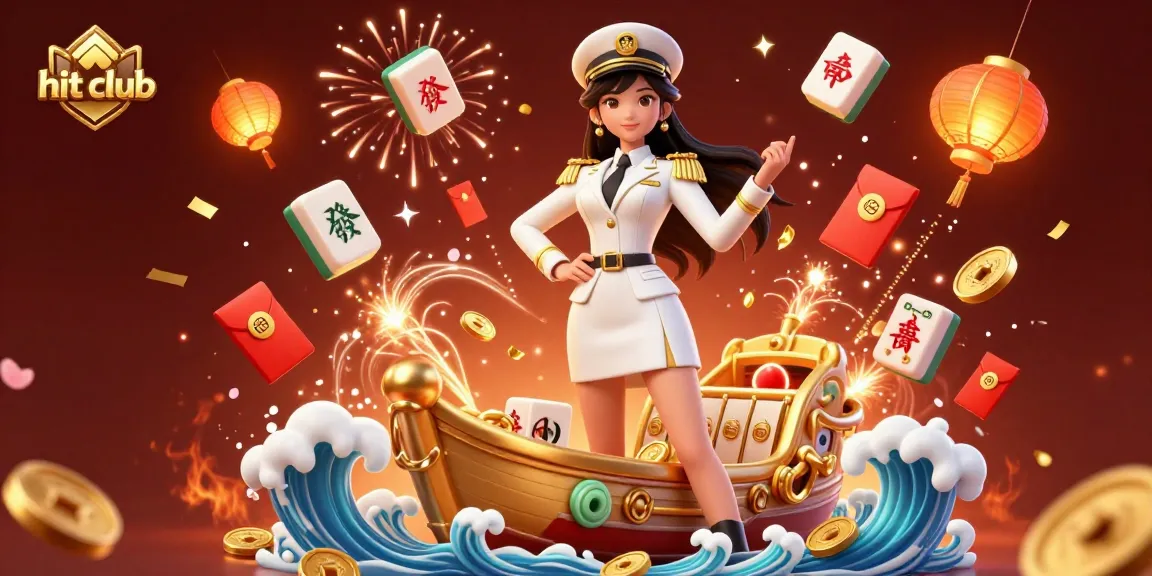 Engage with the hit club through an illustrated casino scene rich in slots and festive elements.