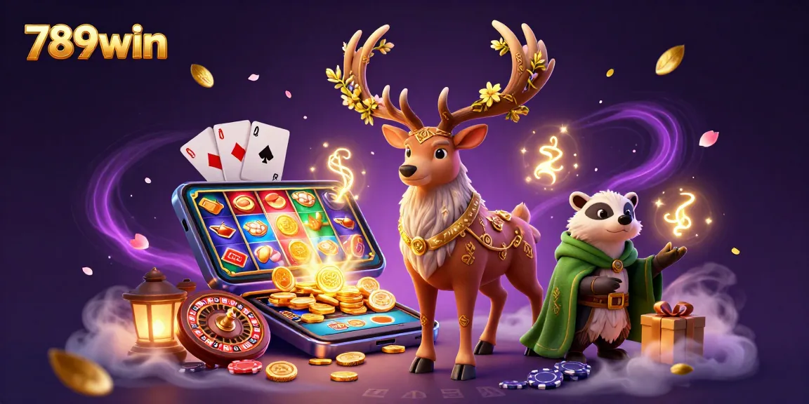 Experience thrilling slots with 789win as a Celtic stag and badger guide the adventure!