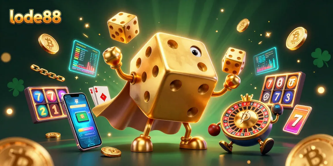 Engage in the vibrant casino world with lode88—where golden dice and slot reels unite!