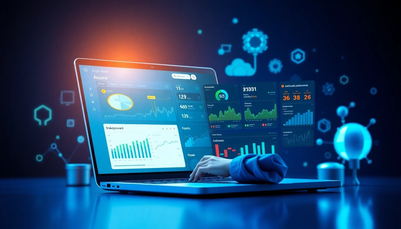 View of the Anyone Dashboard displaying real-time cryptocurrency staking rewards and data analytics.