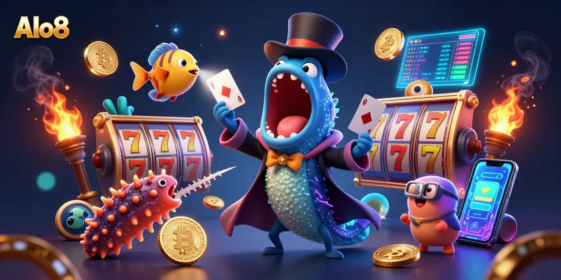 Alo8 engages players with exciting slot games, featuring enchanting characters and vibrant casino elements.