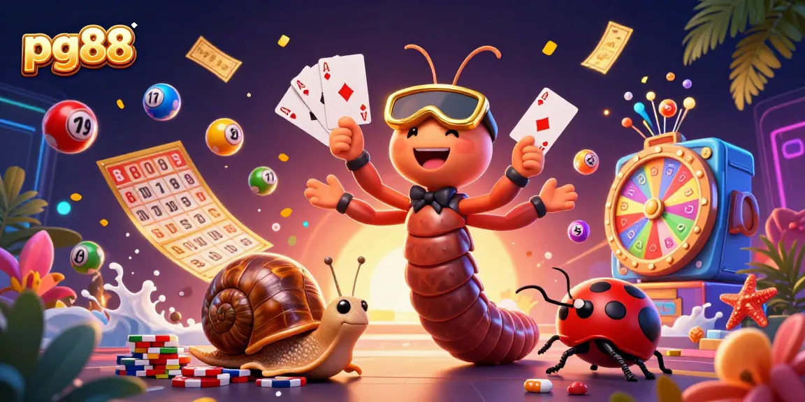 Engage in exciting gameplay with PG88 as luck and strategy meet in a vibrant casino scene.