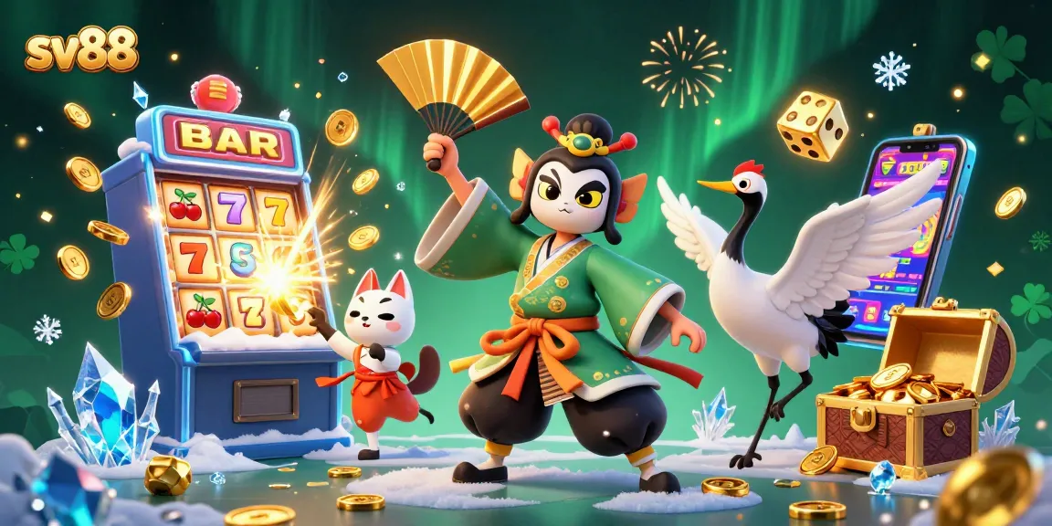 Spin to win big with sv88 at this vibrant, high-energy digital casino scene.